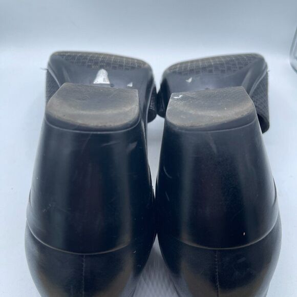 CLARK’s Collection Emily Daisy black leather strappy pump 10 - Picture 9 of 12